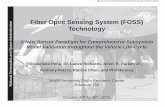 Fiber Optic Sensing System (FOSS) Technology National ... · National Aeronautics and Space Administration Background • Armstrong initiated fiber-optic sensor system (FOSS) technology