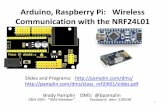 Arduino: Wireless Communication with the …Arduino Uno and Nano is minimal • Add capacitor to power leads 7 Breadboards and Jumpers Breadboards are great for prototyping circuits.