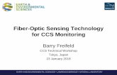 Fiber-Optic Sensing Technology for CCS Monitoring · 2018-01-18 · EARTH AND ENVIRONMENTAL SCIENCES • LAWRENCE BERKELEY NATIONAL LABORATORY Fiber-Optic Sensing Technology for CCS