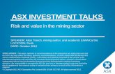 ASX INVESTMENT TALKS · 2012-10-15 · 4. Base metals to follow the global economy 5. Seeds of the coming Zinc price squeeze (well beyond 2012) 6. Speciality commodities will test