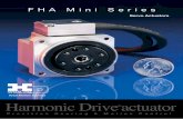 FHA Mini Series - Harmonic drive · through the actuator to supply power and signals to moving parts. This feature will simplify the driven machine. High torque FHA-C mini series
