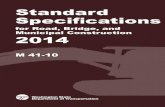 2014 Standard Specifications for Road, Bridge, and Municipal Construction · 2017-12-06 · Title: 2014 Standard Specifications for Road, Bridge, and Municipal Construction Author: