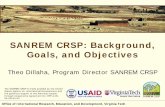 SANREM CRSP: Background, Goals, and Objectivescrsps.net/wp-content/downloads/SANREM VT... · Office of International Research, Education, and Development, Virginia Tech. SANREM CRSP: