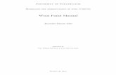 Wind Panel Manual - University of Strathclyde · University of Strathclyde Modelling the aerodynamics of wind turbines Wind Panel Manual Alexander Duncan Giles supervised by Prof.