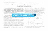 Lightning-Induced Voltages on Overhead Power …...> Invited Paper for WOMEL 2016 1 Abstract—Lightning surges represent, as a rule, a major cause of momentary and sustained outages