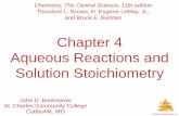 Chapter 4 Aqueous Reactions and Solution Stoichiometry Chem... · 2017-08-16 · Aqueous Reactions and Solution Stoichiometry John D. Bookstaver St. Charles Community College Cottleville,