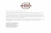 College of Charleston Visiting Team Guide - Amazon S3 · The College of Charleston Department of Athletics hopes you and your team enjoy Charleston and the CofC Campus during your