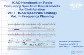 ICAO Handbook on Radio Frequency Spectrum Requirements for ... · ICAO Handbook on Radio Frequency Spectrum Requirements for Civil Aviation Vol. I - ICAO Spectrum Strategy Vol. II