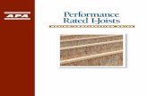 Performance Rated I-JoistsSElECTING APA PERfORmANCE RATED I-JOISTS Product Description The APA Performance Rated I-joist (PRI) is an “I”-shaped engineered wood structural member