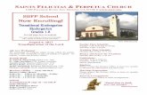 SAINTS FELICITAS & PERPETUA CHURCH · SAINTS FELICITAS & PERPETUA CHURCH 1190 PALOMAR ROAD, SAN MARINO, CA 91108 All Are Welcome! We encourage all Catholic adults living within the