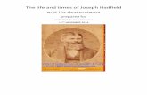 The life and times of Joseph Hadfield and his descendants · Donald C. Sheppard & Michael J.A. Sheppard Professor Roger Hadfield Ph D of Nottingham University UK ... Fred Marsland