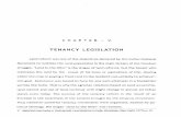TENANCY LEGISLATION - Shodhgangashodhganga.inflibnet.ac.in/bitstream/10603/20300/11/11_chapter 5.pdf · miserably. Damle who studied the tenancy legislation in South Canara Dis- trict,