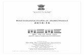 Brief Industrial Profile of Idukki District 2015-16dcmsme.gov.in/dips/2016-17/Idukki final.pdf · Brief Industrial Profile of Idukki District 1. General Characteristics of the District