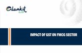 IMPACT OF GST ON FMCG SECTOR - Alankit GST · 2018-03-16 · Most of the reputed FMCG sector companies, including HUL, Patanjali, and ITC in India have already started passing on