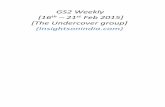 GS2 Weekly [16 21 Feb 2015] [The Undercover group ... GS2 Weekly [16th â€“ 21st Feb 2015] ... ( )