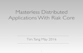 Masterless Distributed Applications With Riak Coretim-tang.github.io/images/pdf/Masterless_Distributed_Applications_With_Riak_Core.pdfMasterless Distributed Applications With Riak