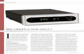 Bel Canto e.one DaC2 · Canto’s 2.7 DAC/Preamplifier. It’s superbly engineered, inside and out, but looking at it from the outside, it’s easy to see it was designed by an engineer,