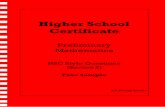Higher School Certificate · 2016-11-17 · 5 Preface In 2012 the format for the Higher School Certificate (HSC) examination papers for Mathematics, Extension 1 Mathematics and Extension