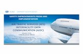 AIR TRAFFIC SERVICES (ATS) INTERFACILITY DATA ... · INTERFACILITY DATA COMMUNICATION (AIDC) Overview Scrutiny Group (GTE) Considerations Air Traffic Services (ATS) Interfacility