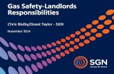 Gas Safety-Landlords Responsibilities · 2019-03-14 · 3 The Gas Safety (Installation and Use) Regulations 1998 defines a ‘Landlord’ as: • In England and Wales • Where the