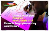 Literacy lesson plans Primary 5, term 1, weeks 1—5 · we are glad to extend the lesson plans to primary 4eachers to enable —5 t more children to benefit from the innovation. Nneka