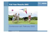 Full Year Results 2002 - Nestlé...Full Year Results 2002 Name of chairman This presentation contains forward looking statements which reflect Management’s current views and estimates.