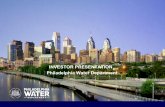 Philadelphia Water Department Investor Presentation FINAL ... Water Department...4 Philadelphia Water Department Exhibits Solid Credit Fundamentals Strong Financial Performance Consistently