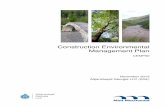 Construction Environm ental Management Planactivities identified in the project Environmental and Social Impact Assessment (ESIA) and Environmental and Social Management Plan (ESMP).