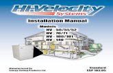 Installation ManualInstallation Manual Manufactured By Energy Saving Products Ltd. Standard ESP 103.05 Models HV - 50/51/52 HV - 70/71 HV - 100/101 HV - 140
