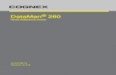 DM260 Quick Reference - Cognex · TableofContents LegalNotices 2 TableofContents 3 Symbols 4 GettingStarted 5 AboutDataMan260 5 DataMan260Accessories 6 DataMan260Systems 7 CommunicationModules