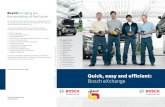 Bosch: bringing you the workshop of the futureaa-boschap-za.resource.bosch.com/media/__za/parts/... · 2020-02-23 · Bosch eXchange: The comprehensive exchange range from a single