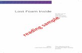 Lost Foam Inside · 2018-12-10 · Lost Foam Inside | 3 C˜˚˛˝˚˛ T he versatility of the lost foam casting process opens up count-less new possibilities for the production of