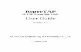 ReporTAP User Guide - Eltechseltechs.co.jp/download/edpp_ug_e/ReporTAP_UG.pdf · – ETAPS.INI” of ETAP user guide or online help for more details. 3. Customizing MS Excel Templates