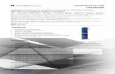 FACADE Instructions for Use TWINBOND · 2019-04-23 · F FACADE Instructions for Use TWINBOND Bonding of façade panels for ventilated façade structures with KOMO certification.