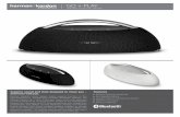 GO + PLAY · 2019-06-07 · Superior sound and style designed to move you – and move with you. Harman Kardon’s iconic design meets superior function in this high-performance,