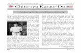 CHITO RYU KARATE VOL. Chito ryu Karate DoChito-ryu Karate-Do Published in the Interest of Chito-ryu Karate by the U.S. Hombu Who shall be considered the greatest, one who conquers