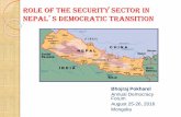 Role of security sector in nepal’s Transition...Country Context Nepal: a country of diversity (in terms of demography, geography, bio- diversity, ethnicity, caste-culture-languages)