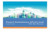 Pearl Solutions (Pvt) Ltd Company Profile.pdf · Pearl Solutions (Pvt) Ltd • • • 1 Pearl Solutions was founded in 2006 by a group of consultants having experience of about 40
