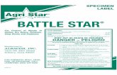 63259 BattleStar (2.5g) specimen3 PRODUCT INFORMATION Read all label directions before using. BATTLE STAR® is a selective herbicide which may be applied preplant, preemergence or