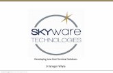 Developing Low Cost Terminal Solutions Dr Griogair Whyte · 2017-04-11 · Low Cost Consumer/Enterprise VSAT XRF/XRM • 1.5W/3W versions • Covers full commercial Ka band • Polarisation