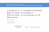 Implementing and Overseeing Electronic Voting and Counting ... · Implementing and Overseeing Electronic Voting and Counting Technologies . ... and importance of a project management