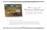 by Kate DiCamillo - Candlewick Press · 2014-07-31 · in the South, and moved to Minnesota when she was in her twenties. She was inspired to write Because of Winn-Dixie, her first