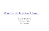 Chapter 4: Transport Layermagda/ics_x33/module_tcp.pdfChapter 4 outline 4.1 Transport-layer services 4.2 Multiplexing and demultiplexing 4.3 Connectionless transport: UDP 4.4 Principles