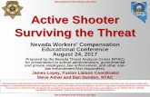Active Shooter Surviving the Threat - Nevadadir.nv.gov/uploadedFiles/dirnvgov/content/WCS/TrainingDocs/ActiveShooter.pdfActive Shooter Surviving the Threat. Nevada Workers’ Compensation