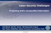 Protecting DoD’s Unclassified Information—Cloud Computing/Contracting for Cloud Services ... leaders in their organization don’t view cyber security as a strategic priority.