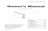 Owner’s Manual manual cr856.pdf · Dealer’s name and address: ... the installation instructions in this manual. 5. Liquids or other foods, must NOT be HEATED in sealed containers