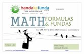 presents MATHFORMULAS & FUNDAS · book of formulas and fundas. So, Avinash and I thought of making one. Once the idea gathered some momentum various management training portals came