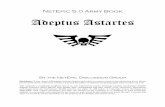 04B Adeptus Astartes Army Book v5R Final · 2019-10-27 · Codex Army At least 75% of your points into… Up to 25 % into… Named Chapter Chapter & Standard Adeptus Astartes Lists