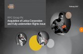 RPC Group Plc Acquisition of Letica Corporation and Fully .../media/Files/R/RPC-Group/documents/rights... · RPC Group Plc Acquisition of Letica and Fully-underwritten Rights Issue