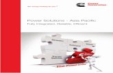 Power Solutions - Asia Pacific - LAS Motorhomes · engineering expertise and parts support. Fully integrated power systems Cummins Power Generation is a world leader in the design